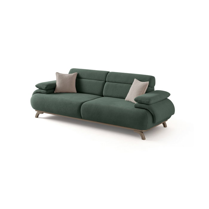 Atelier Del Sofa Bonjo Silver - Green Sofá de 3 plazas